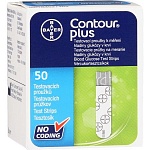 Тест-полоски для глюкометра Контур Плюс (Contour Plus) №50 шт
