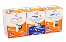 Комплект BAYER Контур ТС (2 упк.тест-полосок №50 и1 упк.№25)