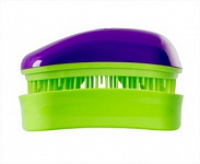 Расческа для волос Dessata Hair Brush Mini Purple-Lime, фиолетовый-лайм