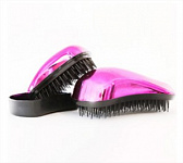 Набор расчесок для волос Dessata Kit Fuchsia Bright-Black (Оригинал + Мини), фуксия-хром