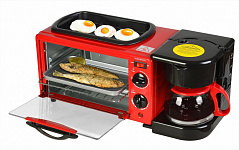 Мини-печь GFGRIL GFBB-7 Breakfast Bar красный