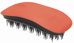 Расческа для волос IKOO home black-orange blossom, черные зубчики, цветок апельсина