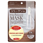 Маска для лица Japan Gals с коллагеном Pure 5 Essential, 7 шт