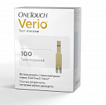 Тест-полоски для глюкометра Ван Тач Верио (OneTouch Verio), 100 шт