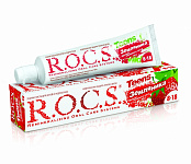 Зубная паста R.O.C.S. Земляника для школьников, 74г