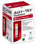 Тест-полоски для глюкометра Акку-Чек Перформа (Accu-Chek Performa) 50 шт