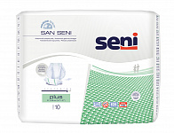 Подгузники анатомические SAN SENI Plus, 10 шт