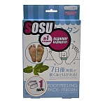 Носочки для педикюра Sosu (Сосо) с ароматом мяты, 1 пара