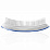 Расческа для волос IKOO home white-pacific metallic, белые зубчики, тихоокеанский металлик