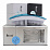 Расческа для волос IKOO home white-pacific metallic, белые зубчики, тихоокеанский металлик