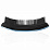 Расческа для волос IKOO home black-pacific metallic, черные зубчики, тихоокеанский металлик