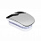 Расческа для волос IKOO pocket white-oyster metallic, белые зубчики, устричный металлик