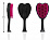 Расческа для волос Tangle Angel Xtreme Black/ Fuchsia Bristles, матовый черный