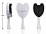 Расческа для волос Tangle Angel Classic White, белый мат