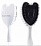 Расческа для волос Tangle Angel Classic White, белый мат