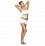 Пояс для похудения US MEDICA Bikini, белый